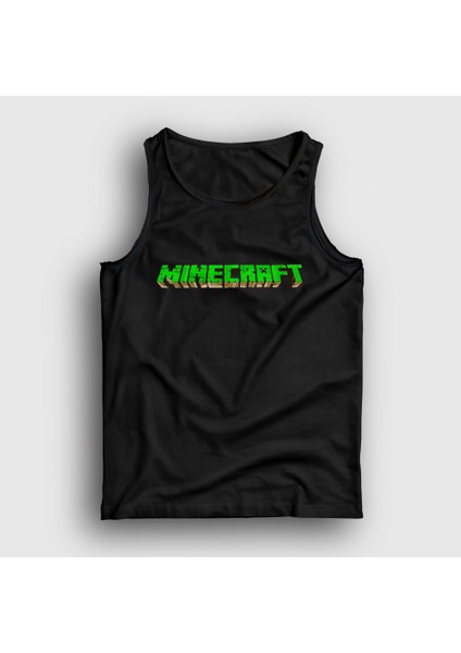 Unisex Siyah Logo Minecraft Atlet