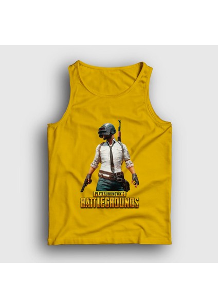 Unisex Sarı Cover Pubg Atlet