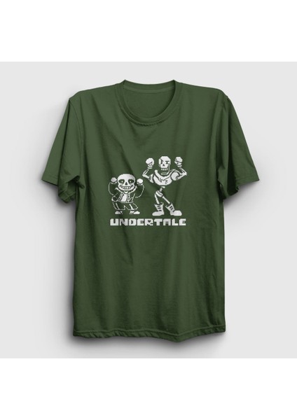 Unisex Haki Sans Papyrus Undertale T-Shirt