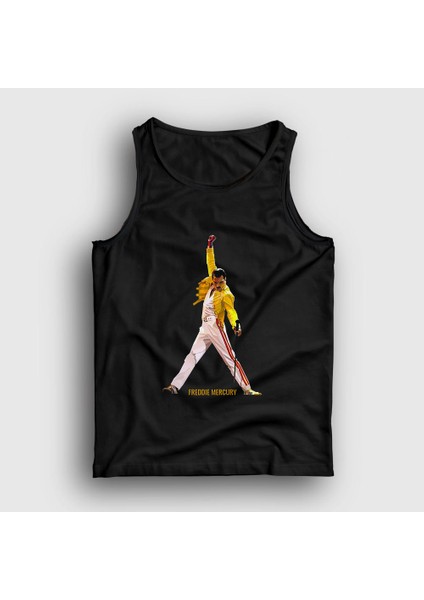 Unisex Siyah Pose Queen Freddie Mercury Atlet