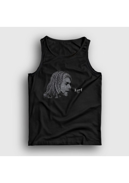Unisex Siyah Words Nirvana Kurt Cobain Atlet