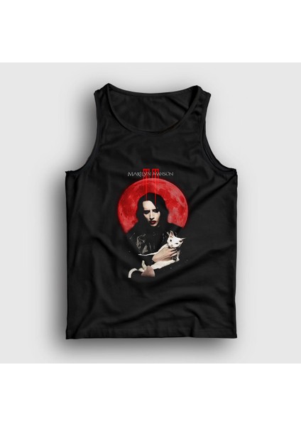 Unisex Siyah Blood Moon Marilyn Manson Atlet