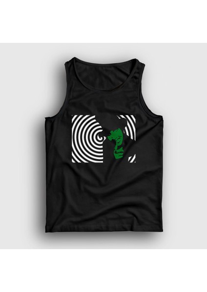 Unisex Siyah Spiral Marilyn Manson Atlet