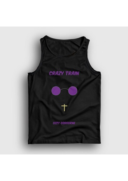 Unisex Siyah Crazy Train Ozzy Osbourne Atlet