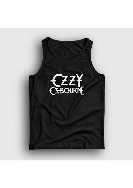 Unisex Siyah Logo Ozzy Osbourne Atlet