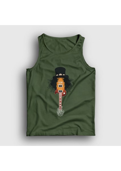 Unisex Haki Guitar Guns N' Roses Slash Atlet