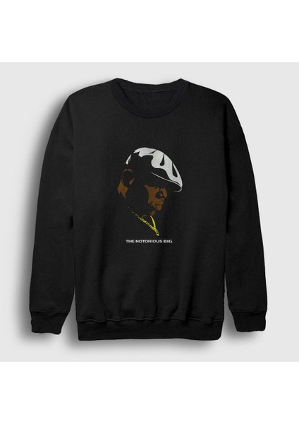 Unisex Siyah Necklace The Notorious BIG Sweatshirt