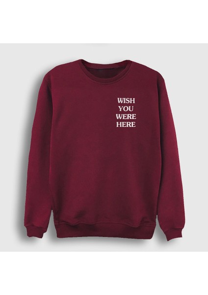 Unisex Bordo Wish Astroworld Travis Scott Sweatshirt
