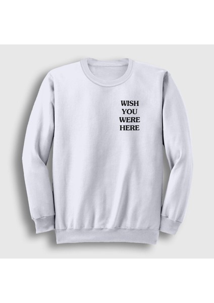 Unisex Beyaz Wish Astroworld Travis Scott Sweatshirt