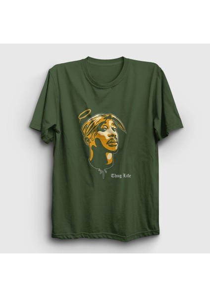 Unisex Haki Angel Tupac Shakur T-Shirt