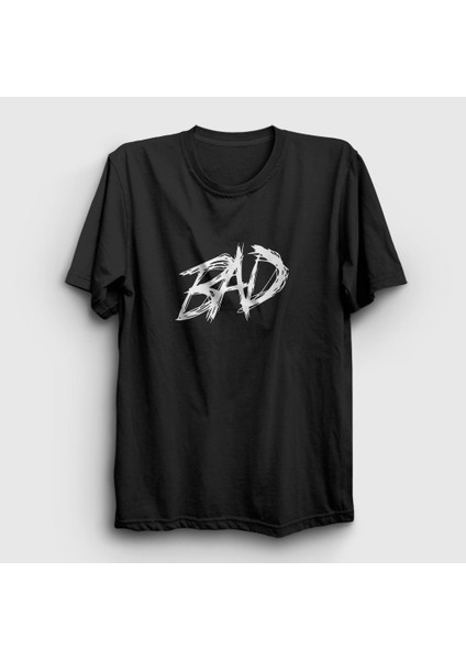 Unisex Siyah Bad XXXTentacion T-Shirt