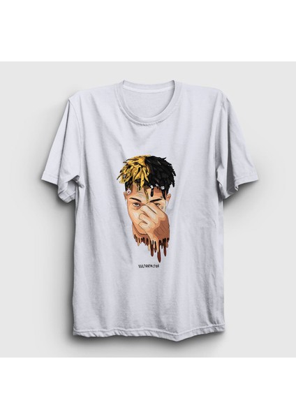 Unisex Beyaz Cool XXXTentacion T-Shirt