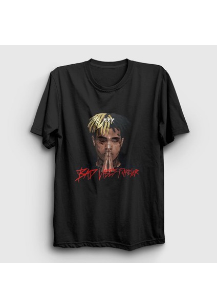 Unisex Siyah Forever XXXTentacion T-Shirt