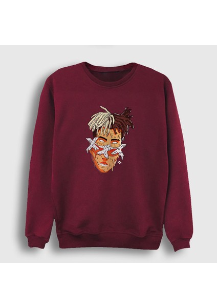 Unisex Bordo Melting XXXTentacion Sweatshirt