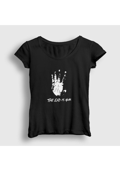 Kadın Siyah The End Is Near XXXTentacion T-Shirt