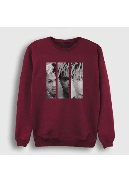 Unisex Bordo Three XXXTentacion Sweatshirt