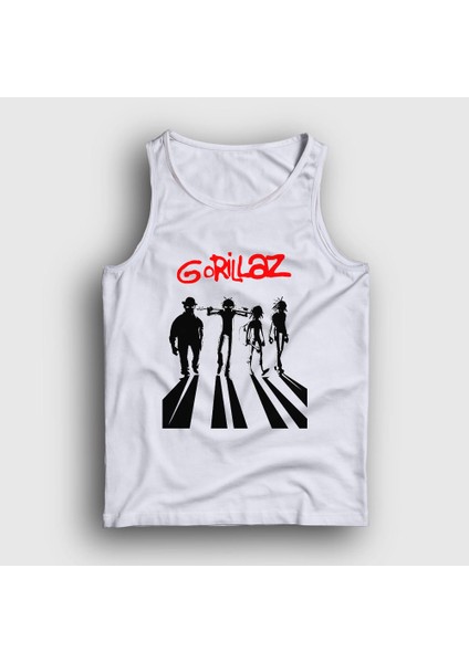 Unisex Beyaz Clockwork Orange Gorillaz Atlet