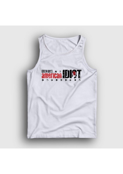 Unisex Beyaz American Idiot V2 Green Day Atlet