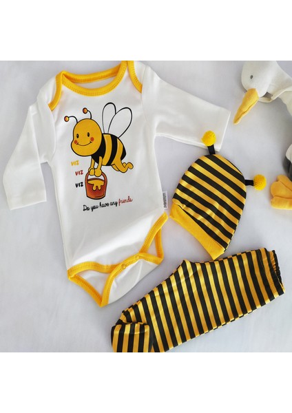 Unisex Arılı 3'lü Takım