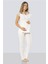 Kadın Ekru Lohusa Pijama Takımı -3294 1