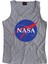 fame Nasa Baskılı Sıfır Kol T-Shirt 1