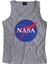 fame Nasa Baskılı Sıfır Kol T-Shirt 2
