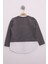 Kız Çocuk Trendy Pullu Nakış Sweatshirt 2