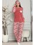Yonca Desenli Kadın Peluş Pijama Takımı 3