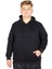 Erkek Sweatshirt Kapşon Pocket Basic 20562 Lacivert 1