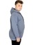 Erkek Sweatshirt Kapşonlu Zippered Basic 20543 Mavi 3