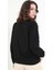 Dantel ve Baskı Detaylı Vintage Sweatshirt 1
