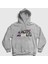 Unisex Gri Mask Arctic Monkeys Kapüşonlu Sweatshirt 1