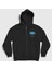 Unisex Siyah Bolt Avenged Sevenfold Fermuarlı Kapüşonlu Sweatshirt 1