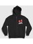 Unisex Siyah Band Black Sabbath Fermuarlı Kapüşonlu Sweatshirt 1