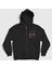 Unisex Siyah Signs Blackpink Fermuarlı Kapüşonlu Sweatshirt 1