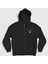 Unisex Siyah Hits Bon Jovi Fermuarlı Kapüşonlu Sweatshirt 1