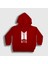 Unisex Çocuk Kırmızı Doors Bts Kapüşonlu Sweatshirt 1