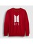 Unisex Kırmızı Doors Bts Sweatshirt 1