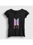Kadın Siyah Purple Bts T-Shirt 1