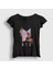 Kadın Siyah Roses Bts T-Shirt 1