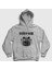 Unisex Gri Vest Bts Kapüşonlu Sweatshirt 1