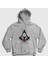 Unisex Gri Robe Assassin's Creed Kapüşonlu Sweatshirt 1