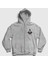 Unisex Gri Robe Assassin's Creed Fermuarlı Kapüşonlu Sweatshirt 1