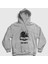Unisex Gri Skull Call Of Duty Kapüşonlu Sweatshirt 1