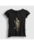 Kadın Siyah Gold Midas Fortnite T-Shirt 1
