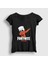 Kadın Siyah Marshmello Fortnite T-Shirt 1