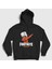 Unisex Siyah Marshmello Fortnite Kapüşonlu Sweatshirt 1