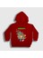 Unisex Çocuk Kırmızı All Minecraft Kapüşonlu Sweatshirt 1