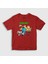 Unisex Çocuk Kırmızı Miners Minecraft T-Shirt 1