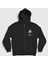 Unisex Siyah Cover Pubg Fermuarlı Kapüşonlu Sweatshirt 1